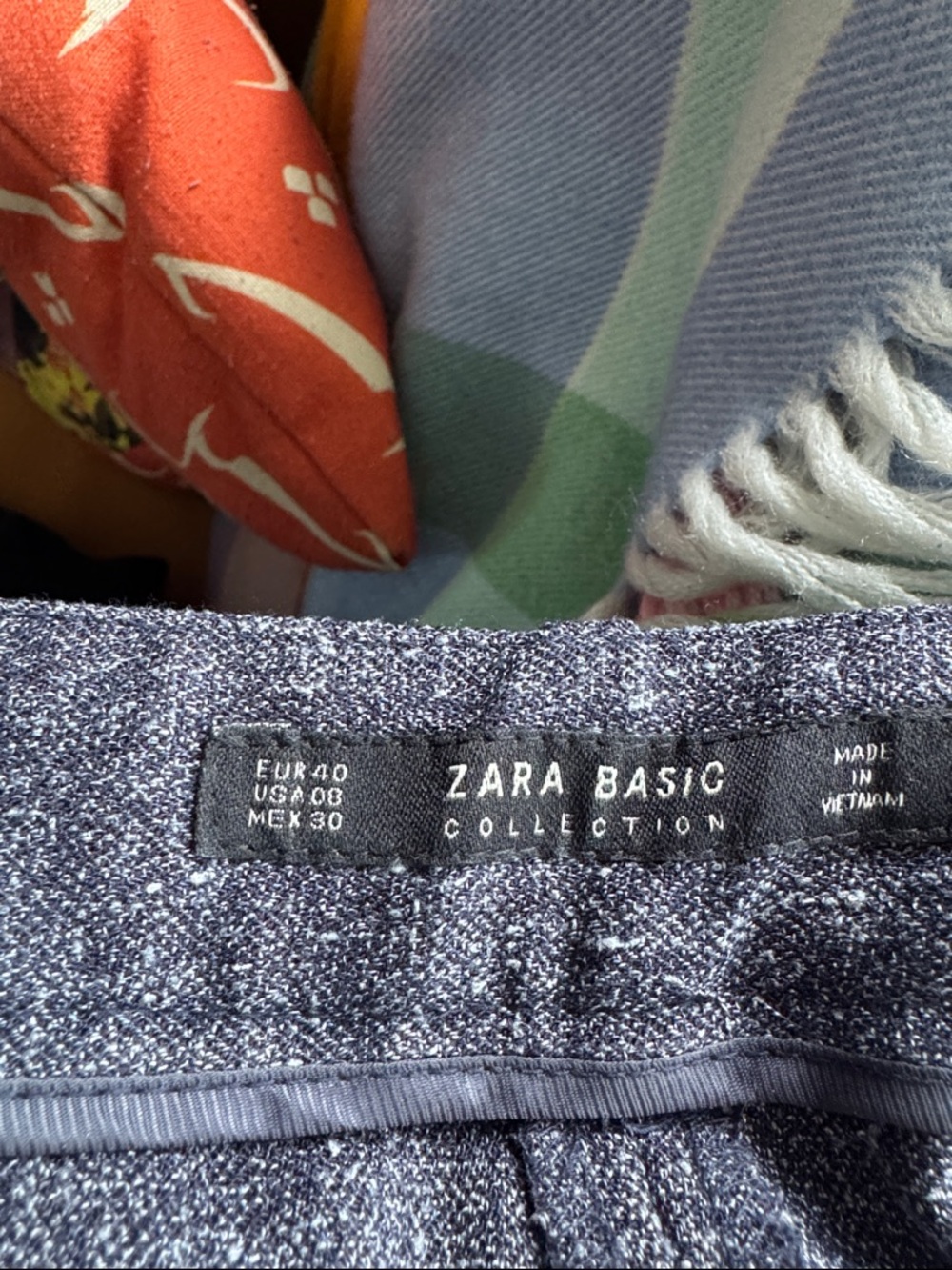 Woman’s Navy Blue Dress Pants - Classic Tailored Fit - Picture 6 of 6